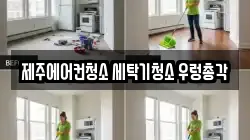 제주에어컨청소 세탁기청소 우렁총각