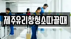 제주유리창청소따끌때