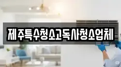 제주특수청소고독사청소업체