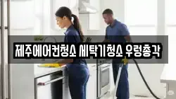 제주에어컨청소 세탁기청소 우렁총각