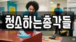 청소하는총각들