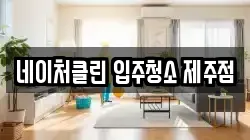 네이처클린 입주청소 제주점