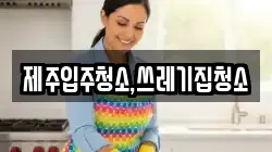 제주입주청소,쓰레기집청소