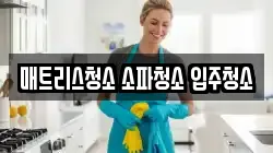 매트리스청소 소파청소 입주청소