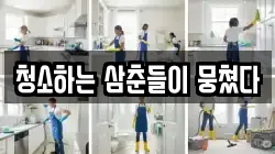 청소하는 삼춘들이 뭉쳤다
