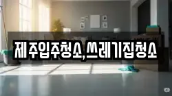 제주입주청소,쓰레기집청소