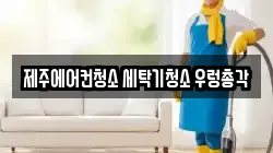 제주에어컨청소 세탁기청소 우렁총각