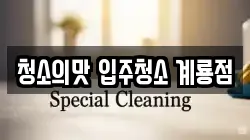 청소의맛 입주청소 계룡점