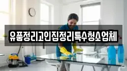 유품정리고인집정리특수청소업체