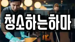 청소하는하마
