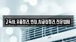 고독사,유품정리,빈집,시골집정리,전문업체