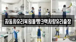 자동차유리복원돌빵크랙차량유리출장