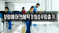 보령에어컨세탁기청소우렁총각