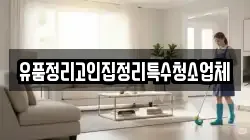 유품정리고인집정리특수청소업체