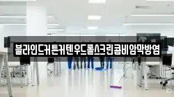 블라인드커튼커텐우드롤스크린콤비암막방염