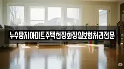 누수탐지아파트주택천장화장실보험처리전문