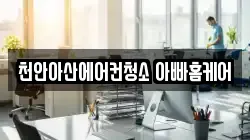 천안아산에어컨청소 아빠홈케어
