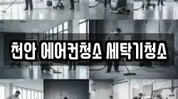 천안 에어컨청소 세탁기청소