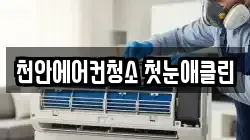 천안에어컨청소 첫눈애클린