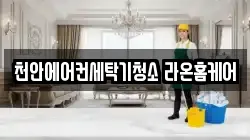 천안에어컨세탁기청소 라온홈케어