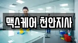 맥스케어 천안지사