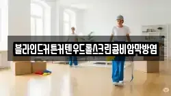 블라인드커튼커텐우드롤스크린콤비암막방염