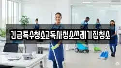 긴급특수청소고독사청소쓰레기집청소