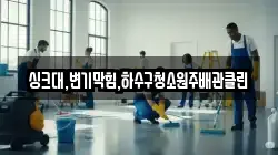 싱크대,변기막힘,하수구청소원주배관클린