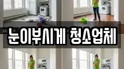 눈이부시게 청소업체