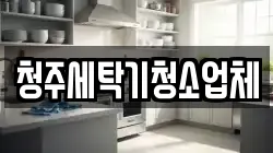 청주세탁기청소업체