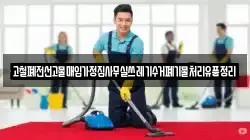 고철폐전선고물매입가정집사무실쓰레기수거폐기물처리유품정리