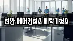 천안 에어컨청소 세탁기청소