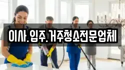 이사.입주.거주청소전문업체