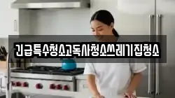 긴급특수청소고독사청소쓰레기집청소