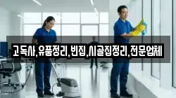 고독사,유품정리,빈집,시골집정리,전문업체