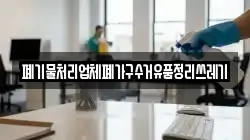 폐기물처리업체폐가구수거유품정리쓰레기