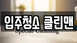 입주청소 클린맨
