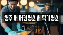 청주 에어컨청소 세탁기청소