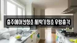 충주에어컨청소 세탁기청소 우렁총각