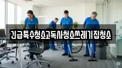 긴급특수청소고독사청소쓰레기집청소