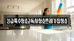 긴급특수청소고독사청소쓰레기집청소
